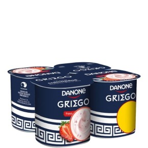 Yogur Danone Griego Fresa  x 4