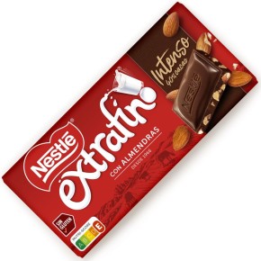 Chocolate Negro con Almendras NESTLE Intenso 123 GR