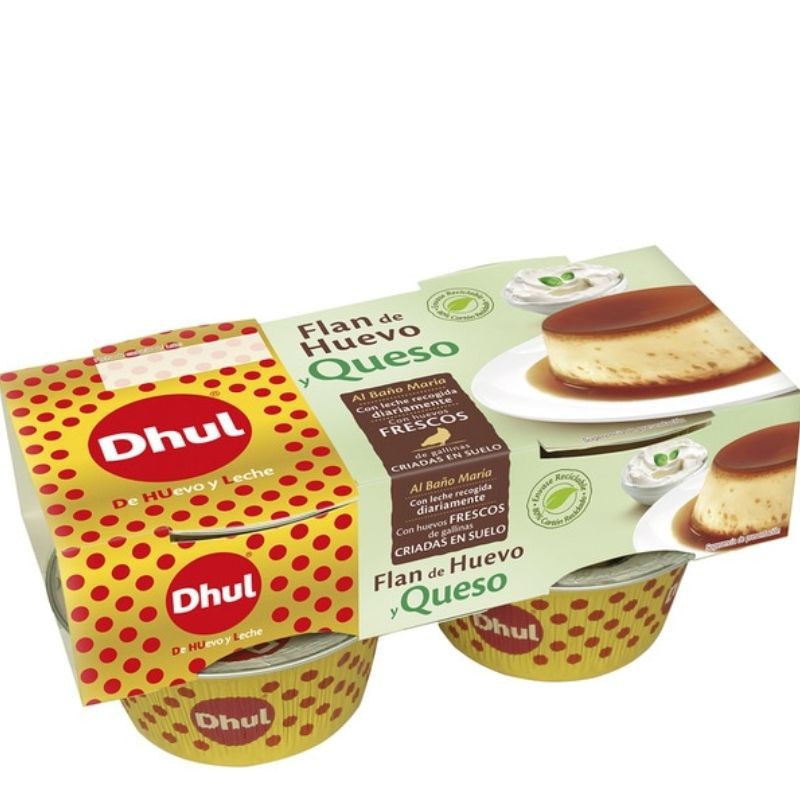 Flan de Queso DHUL X4 | Cash Borosa