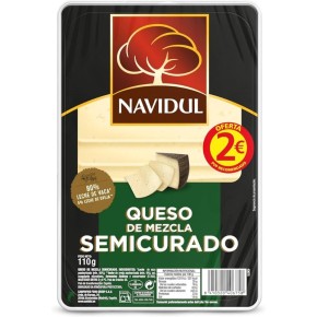 Queso Lonchas NAVIDUL Semicurado 2€ 110 Gr